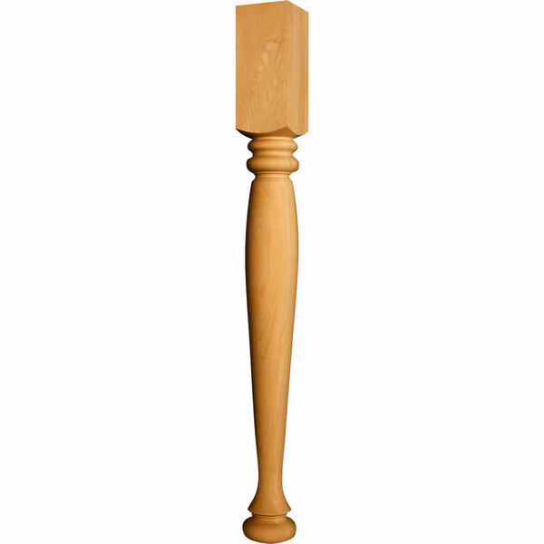 34 1/2 x 3 1/2 Manchester Island Post in Soft Maple